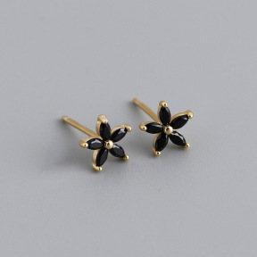 JE8638vhll-Y10  925 Silver Earrings  WT:0.43g  7.2mm  EH1361