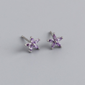 JE8639vhll-Y10  925 Silver Earrings  WT:0.43g  7.2mm  EH1361