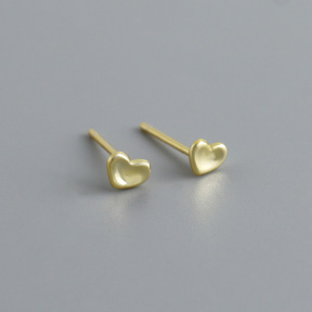 JE8642bbpj-Y10  925 Silver Earrings  WT:0.32g  3.7*4.7mm  EH1641