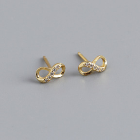 JE8643bhho-Y10  925 Silver Earrings  WT:0.46g  4*8mm  EH1386