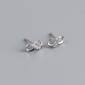 JE8644bhho-Y10  925 Silver Earrings  WT:0.46g  4*8mm  EH1386