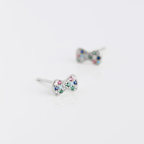 JE8651vhmm-Y10  925 Silver Earrings  WT:0.54g  4*7.3mm  EH1536