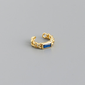 JE8657bhia-Y10  (1pc)  925 Silver Earrings  WT:0.6g  11*2.9mm  EH1271