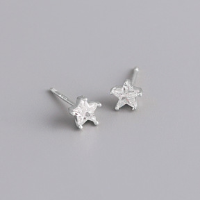JE8669vhml-Y10  925 Silver Earrings  WT:0.78g  6.2mm  EH1496
