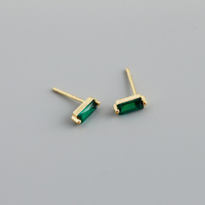 JE8672vhmj-Y10  925 Silver Earrings  WT:0.65g  3*7.8mm  EH1259