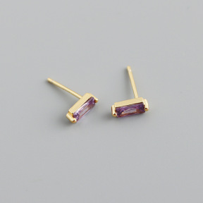 JE8674vhmj-Y10  925 Silver Earrings  WT:0.65g  3*7.8mm  EH1259