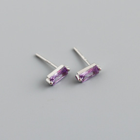 JE8675vhmj-Y10  925 Silver Earrings  WT:0.65g  3*7.8mm  EH1259