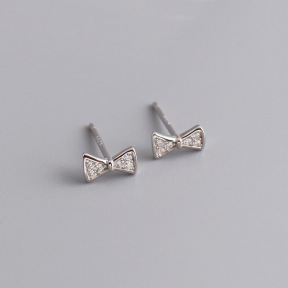 JE8685bhil-Y10  925 Silver Earrings  WT:0.45g  4*7mm  EH1508