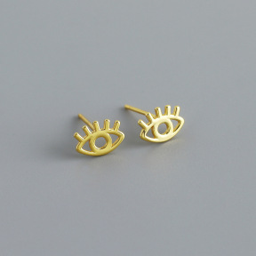 JE8690bhio-Y10  925 Silver Earrings  WT:0.5g  6*8.5mm  EH1629