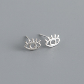 JE8691bhio-Y10  925 Silver Earrings  WT:0.5g  6*8.5mm  EH1629