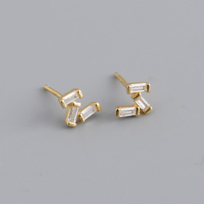 JE8694vhmn-Y10  925 Silver Earrings  WT:0.64g  5.8*6.7mm  EH1394