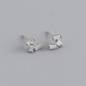 JE8695vhmn-Y10  925 Silver Earrings  WT:0.64g  5.8*6.7mm  EH1394