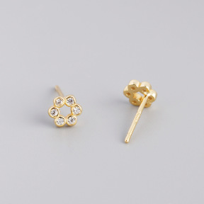 JE8699bhjk-Y10  925 Silver Earrings  WT:0.45g  5.5*5mm  EH1537