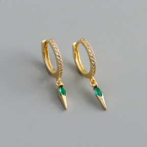 JE8722aipm-Y10  925 Silver Earrings  WT:1.22g  21.3*11.5mm  EH1210