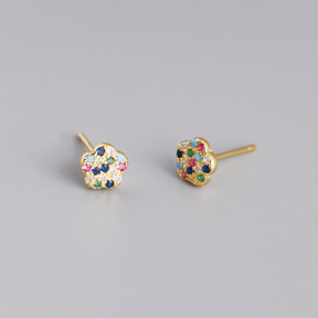 JE8738vhlp-Y10  925 Silver Earrings  WT:0.51g  5.7mm  EH1539