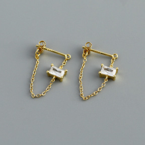 JE8784aivb-Y10  925 Silver Earrings  WT:0.98g  22.8mm  EH1717