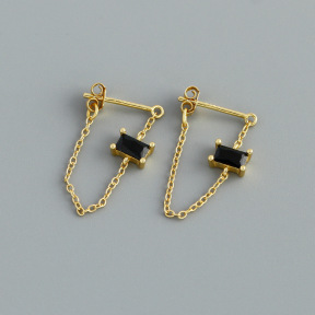 JE8786aivb-Y10  925 Silver Earrings  WT:0.98g  22.8mm  EH1717