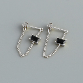 JE8787aivb-Y10  925 Silver Earrings  WT:0.98g  22.8mm  EH1717