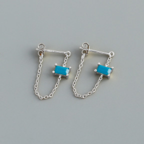 JE8791aivb-Y10  925 Silver Earrings  WT:0.98g  22.8mm  EH1717