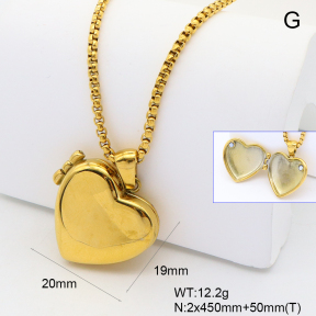 GEN002086bhil-066  18K PVD,Handmade Polished  Stainless Steel Necklace  BC25060154N