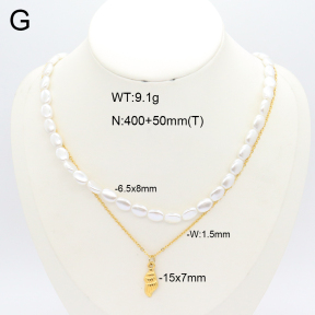 2N3002841vbpb-406  Stainless Steel Necklace