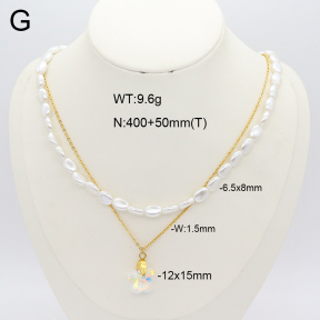 2N3002842bbov-406  Stainless Steel Necklace