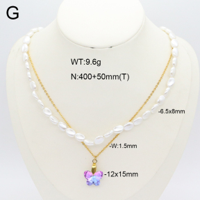 2N3002843bbov-406  Stainless Steel Necklace