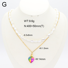 2N3002845bbov-406  Stainless Steel Necklace