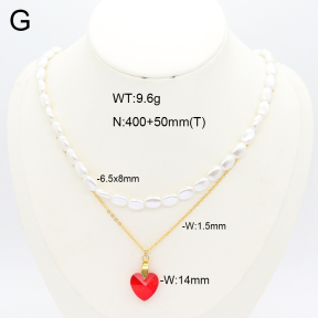 2N3002846bbov-406  Stainless Steel Necklace