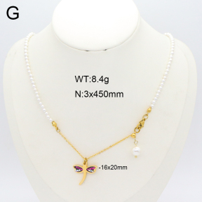 2N3002850bhia-406  Stainless Steel Necklace