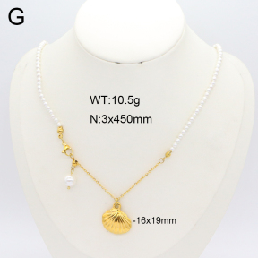 2N3002852bhia-406  Stainless Steel Necklace