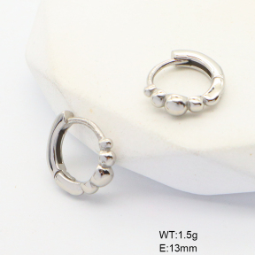 6E2007046bhva-106D  316 SS,Handmade Polished  Stainless Steel Earrings