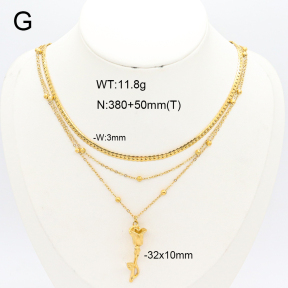 2N2007046bhva-749  Stainless Steel Necklace