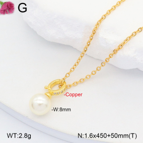 F2N300355bblo-J35  Fashion Copper Necklace