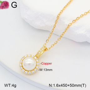 F2N300359vbnl-J35  Fashion Copper Necklace