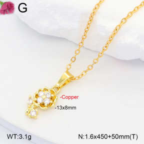 F2N401255vbmb-J35  Fashion Copper Necklace