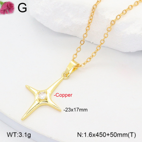 F2N401260bblo-J35  Fashion Copper Necklace