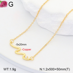 F2N401291bbml-J35  Fashion Copper Necklace