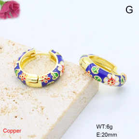 F6E302104ablb-L017  Fashion Copper Earrings