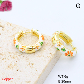 F6E302105ablb-L017  Fashion Copper Earrings