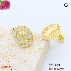 F6E405736baka-L017  Fashion Copper Earrings