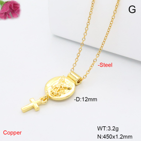 F6N201029avja-L017  Fashion Copper Necklace
