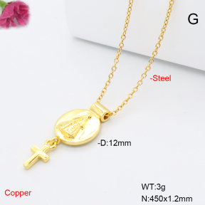 F6N201031avja-L017  Fashion Copper Necklace