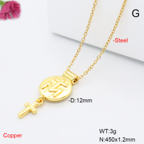 F6N201032avja-L017  Fashion Copper Necklace