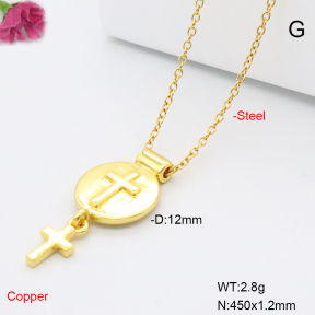 F6N201034avja-L017  Fashion Copper Necklace