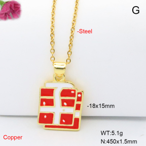 F6N301692vaia-L017  Fashion Copper Necklace