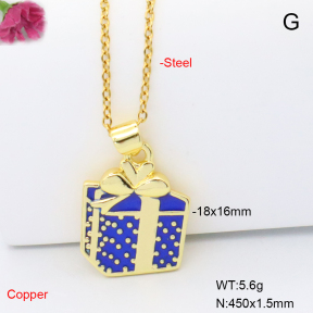 F6N301694vaia-L017  Fashion Copper Necklace