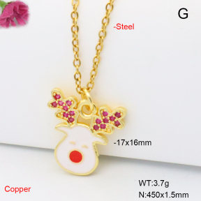 F6N301699vail-L017  Fashion Copper Necklace