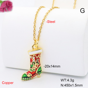 F6N301706avja-L017  Fashion Copper Necklace