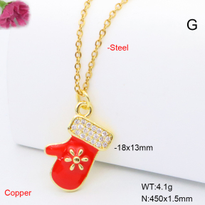 F6N301707vail-L017  Fashion Copper Necklace